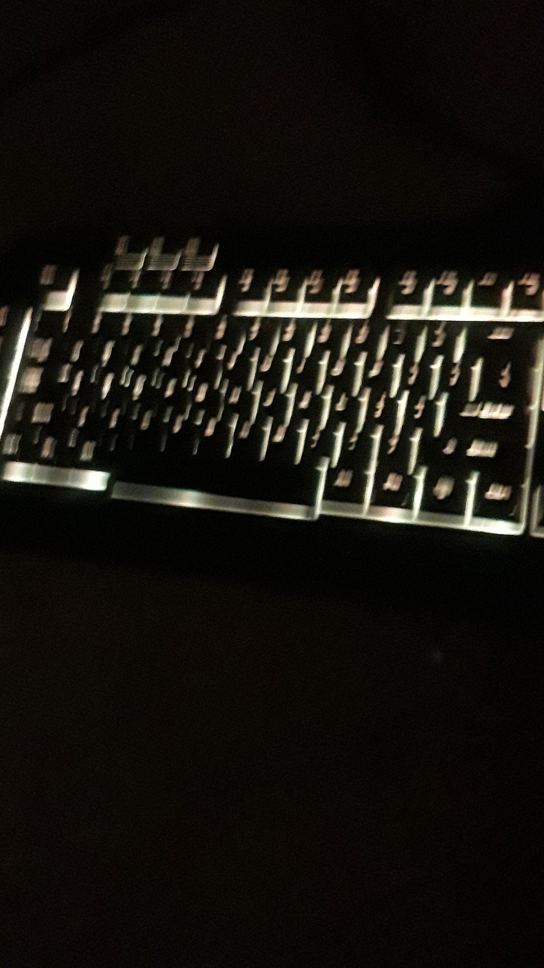 Black web gaming keyboard