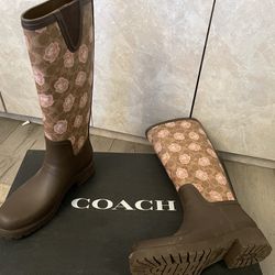 Womens Coach Boots Size 10 Thumbnail