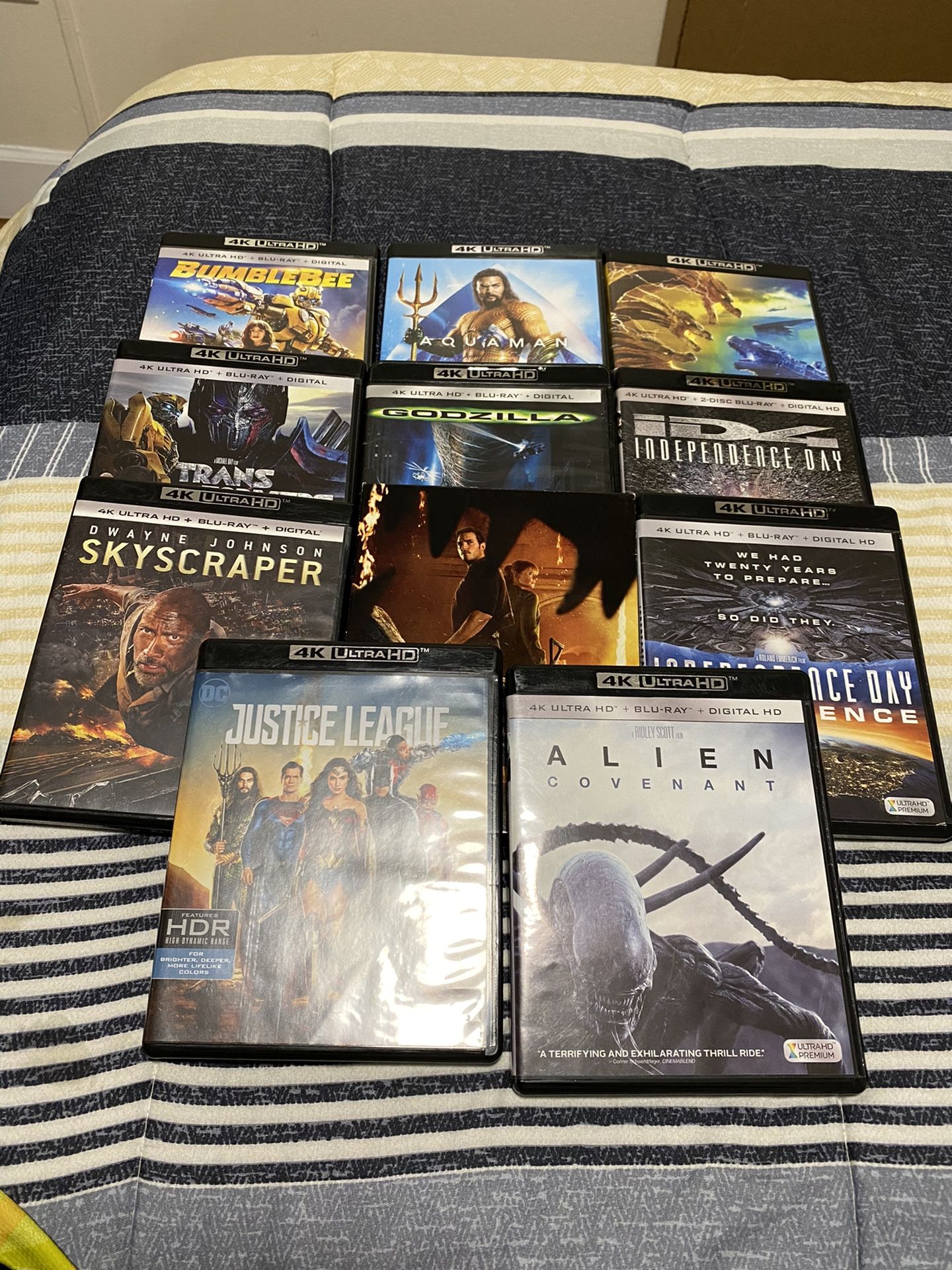 Lot Of 74 Blu-ray & 4K ultra HD Movies With Sony Ultra Blu-ray Player