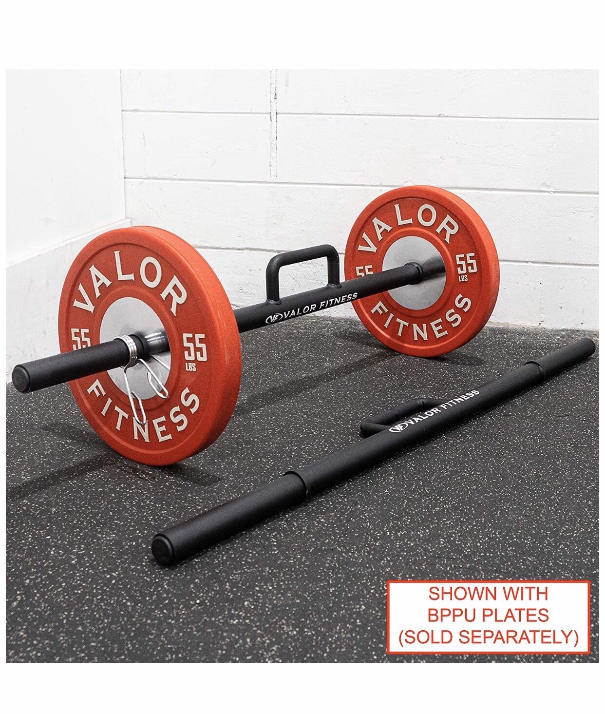 5 foot Olympic Barbell (Farmers Carry style) can be used as a Squat