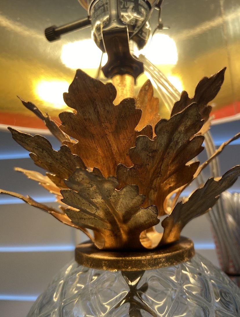 Glass Pineapple Table Lamp Brass - Opalhouse™