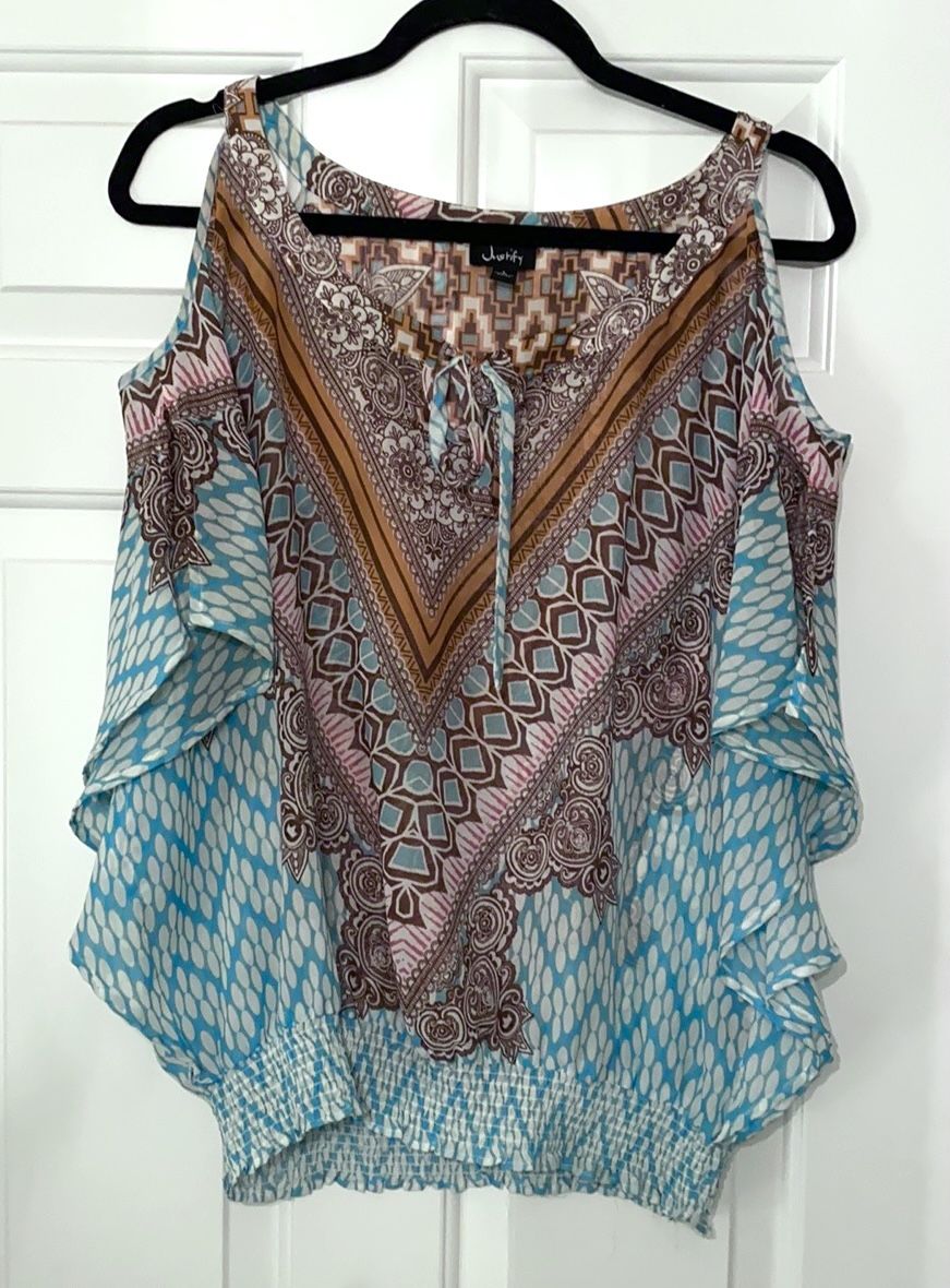 Cold Shoulder Blouse Women’s Large