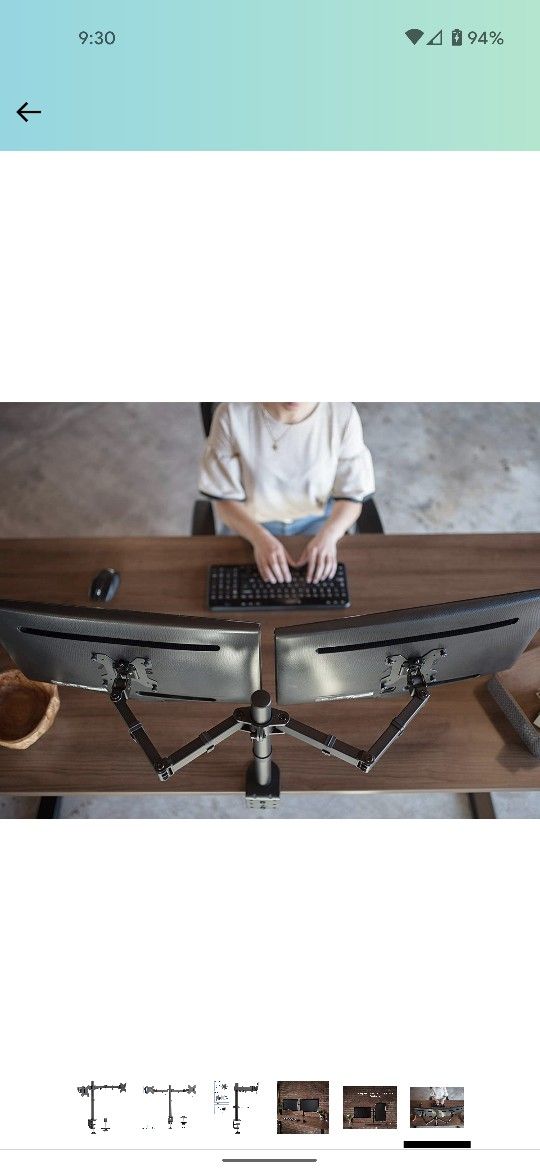 Dual Monitor Desk Mount Stand