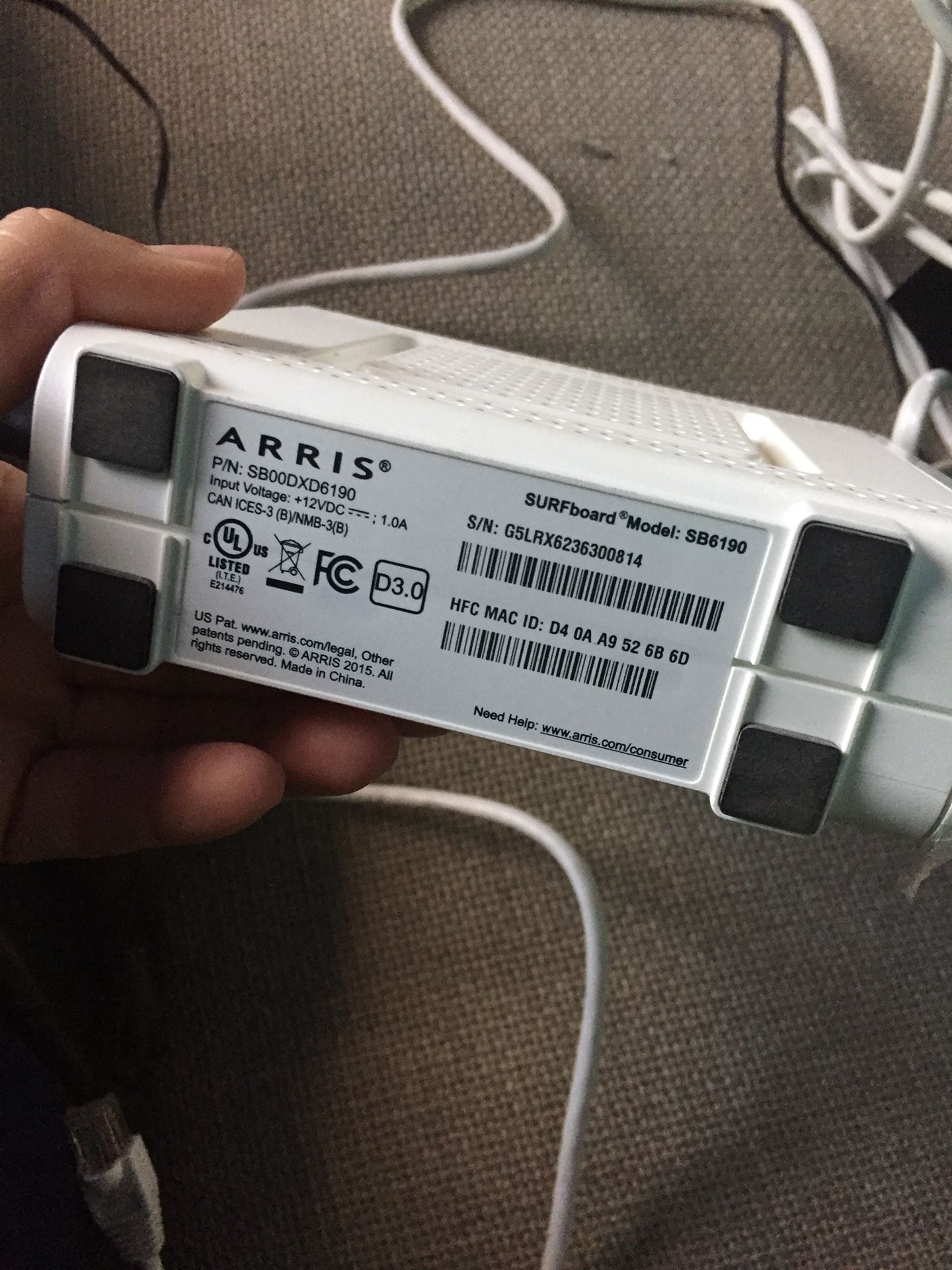 Modem + Router for Xfinity Comcast internet