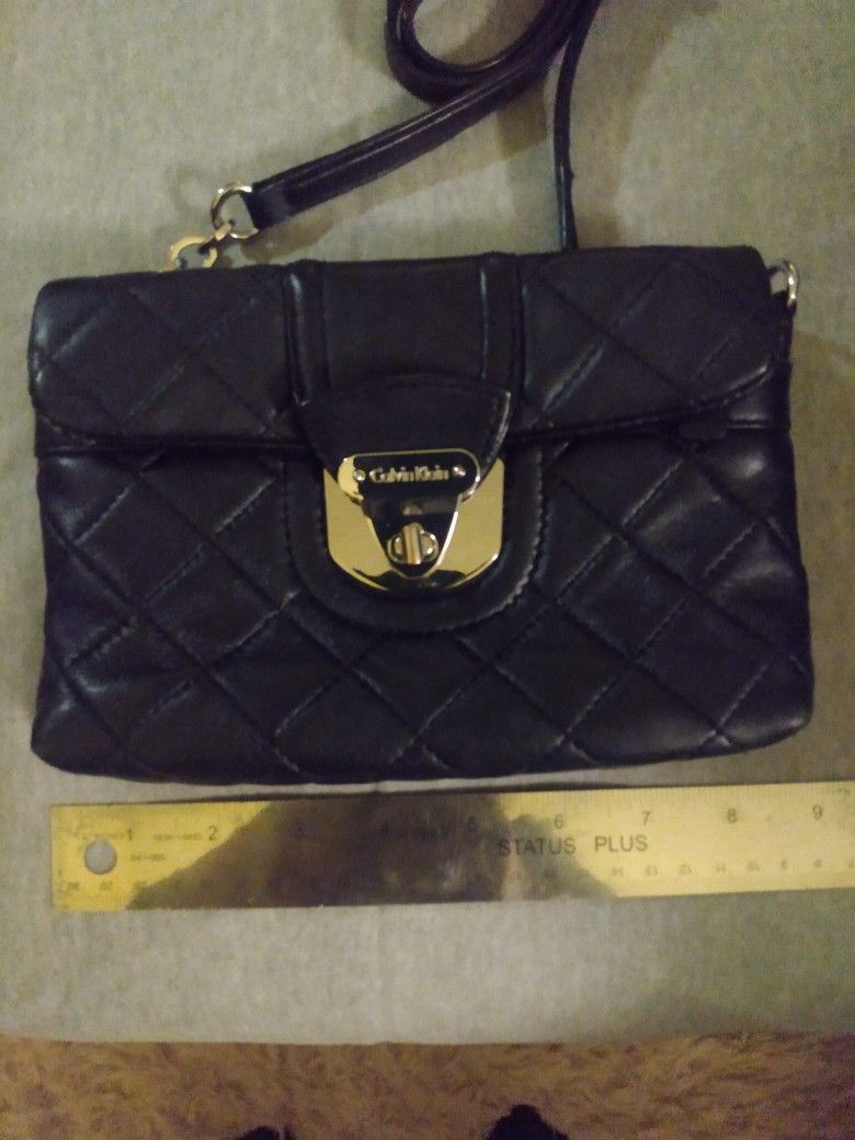 Small Over The Shoulder Black Calvin Klein Purse