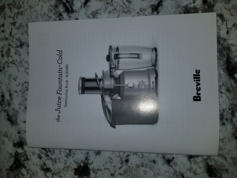 Breville Juicer Juice Fountain Brand New Never Used
