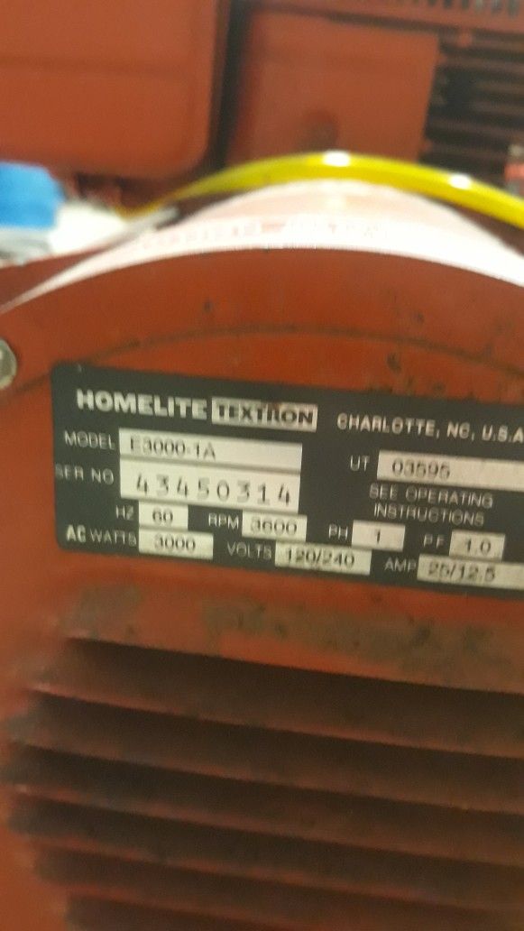 Homelite Generator