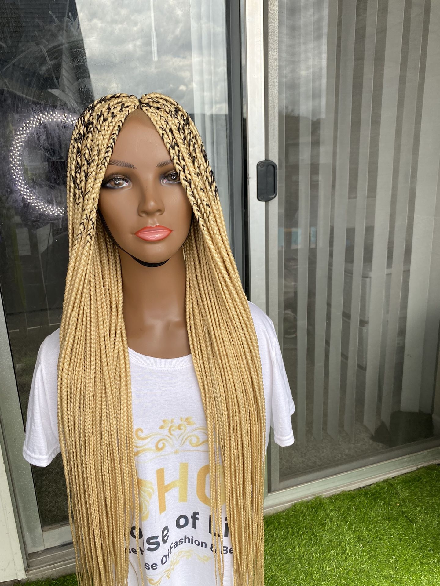 Blonde Braided Wig