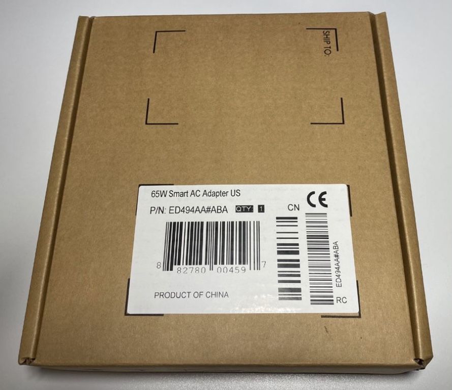 NEW HP 65w Smart AC Laptop Power Adapter