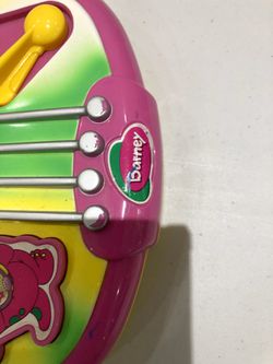 Vintage Barney Dinosaur Toy Guitar Thumbnail