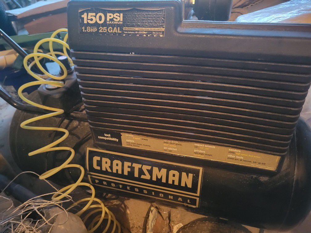 Air compressor commercial grade--Craftsman