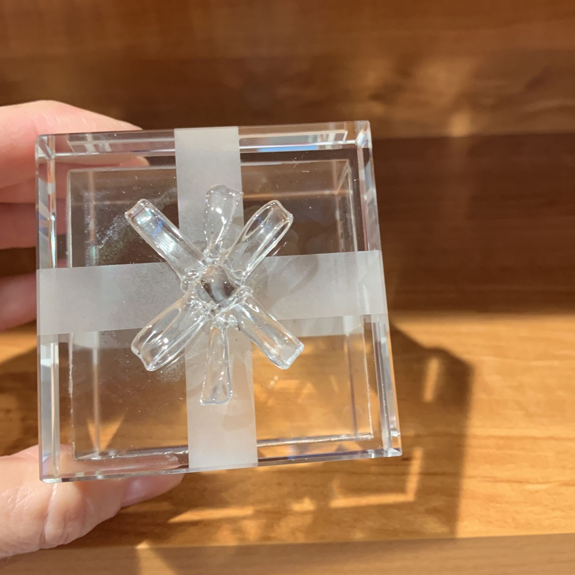 Crystal paperweight/ Solid