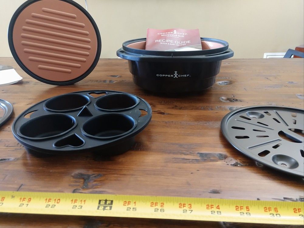 Copper chef microwave grill