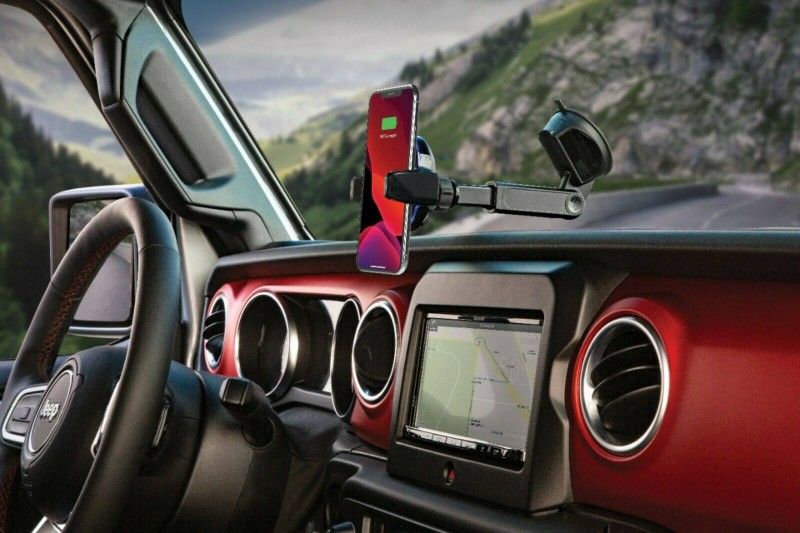 Scosche - MagicGrip Extendo Telescoping Sense & Grip Wireless Charging Mount