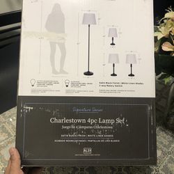 Charlestown 4pc Lamp Set Thumbnail