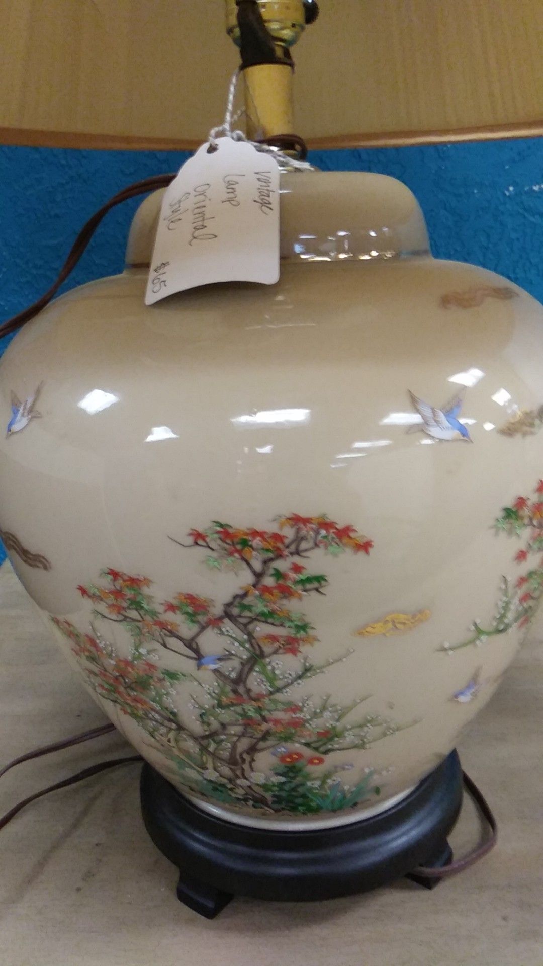 Vintage Oriental Style Lamp