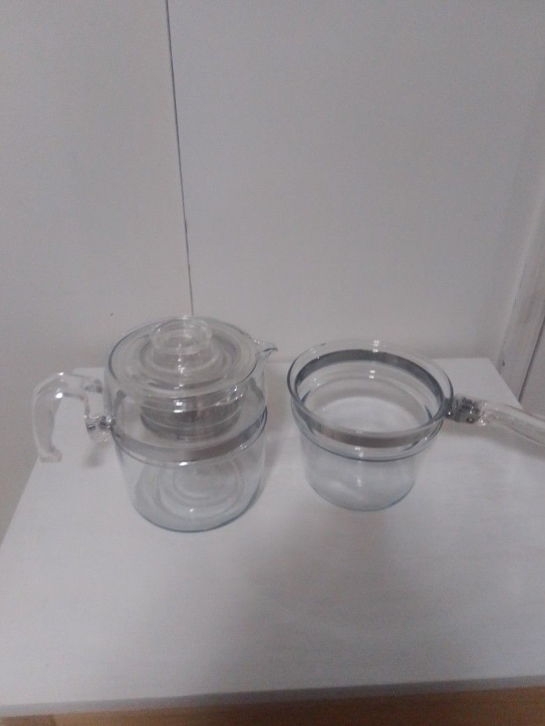 Pyrex Vintage Flameware Coffee Percolator