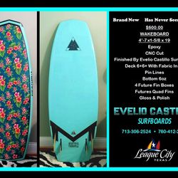  Evelio Castillo Surfboards Wakeboard For Sale Thumbnail