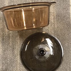 Glass Bowl/pot With Lid Thumbnail