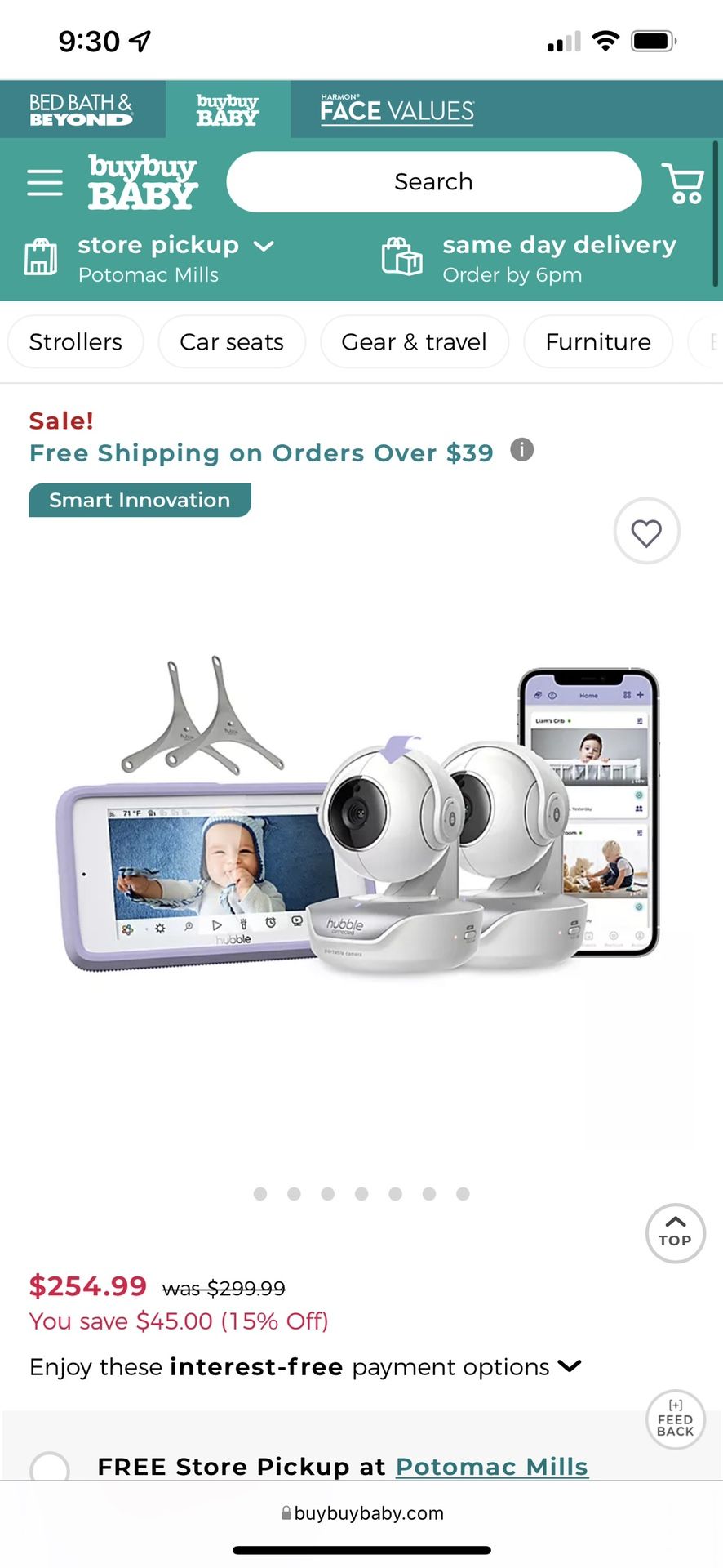 Hubble Baby Monitor