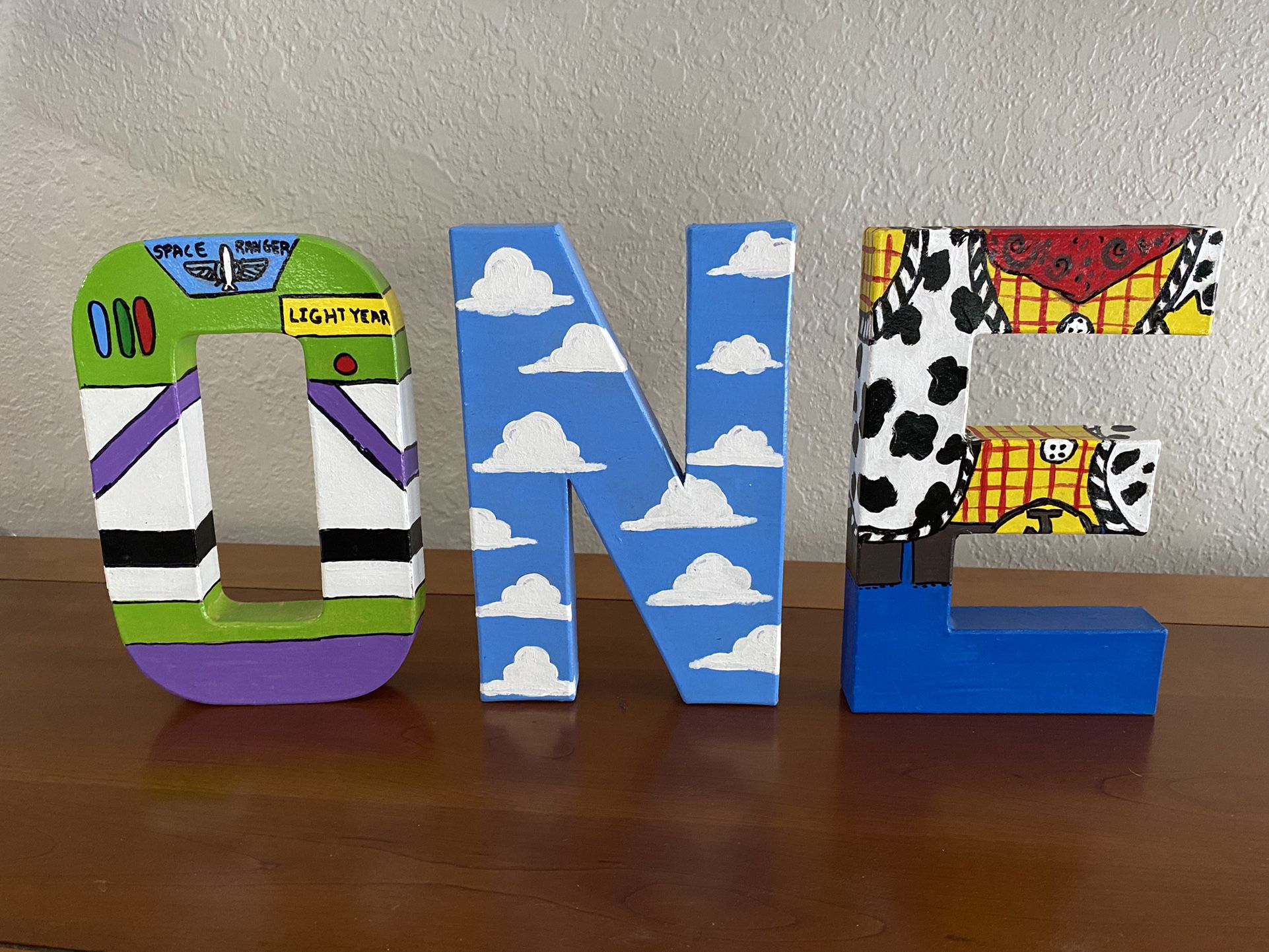 Toy story theme ONE Paper Hand Painted