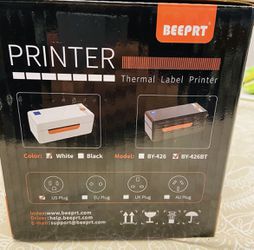 BEEPRT Thermal Label Printer BY-426BT WITH Bluetooth Connection Thumbnail