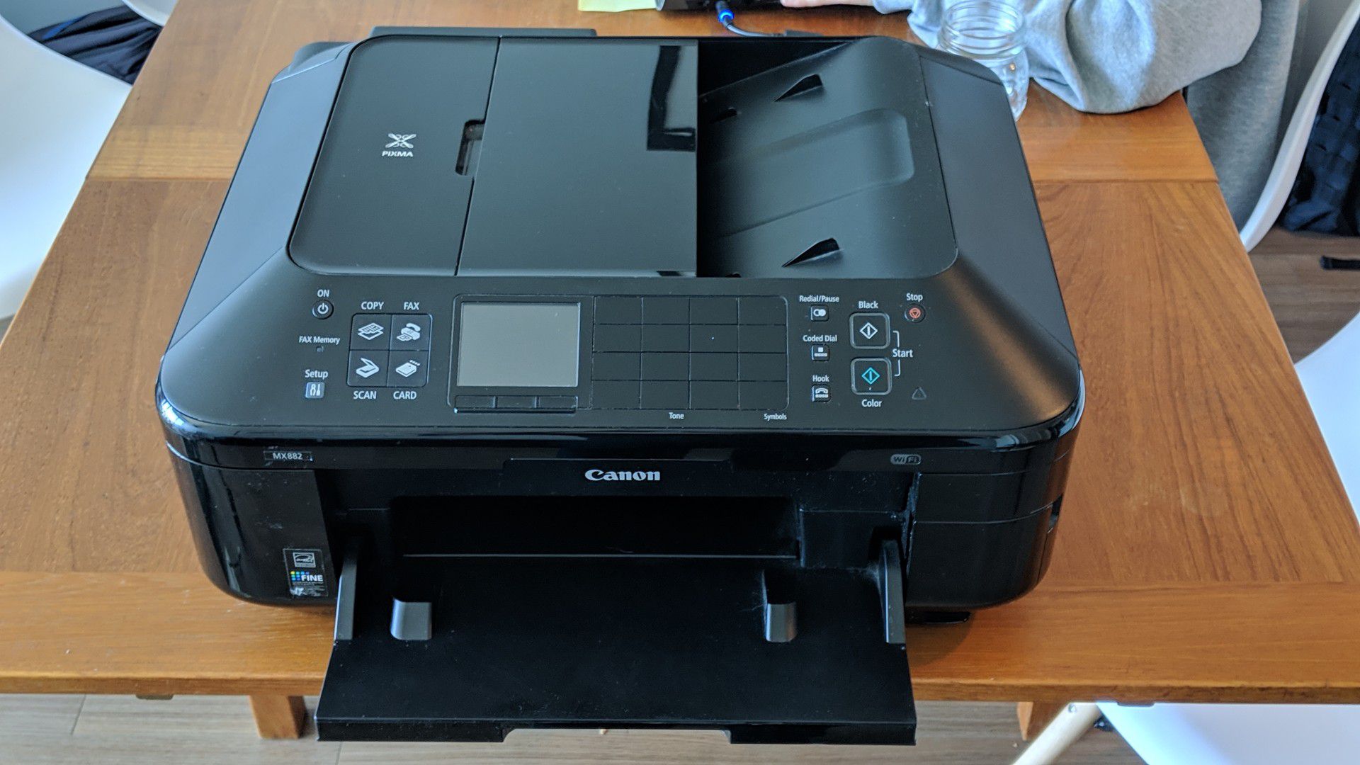 how to scan from printer to computer canon mx882