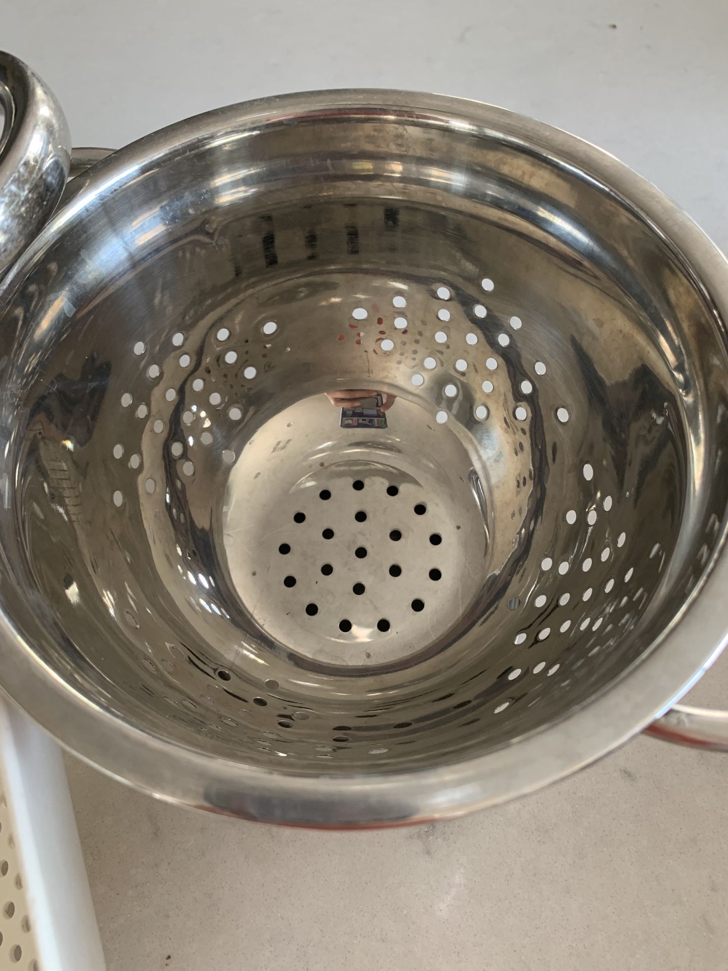 3 Bundle Assorted Strainers Stainless Steel