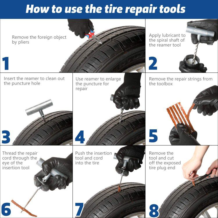 WYNNsky Universal Tire Repair Kit, Plug