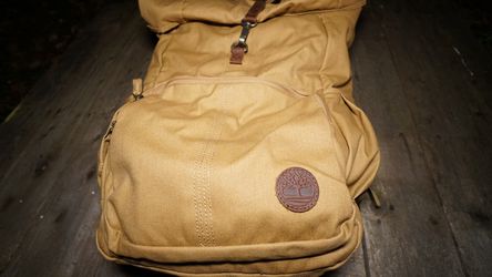 Timberland Canvas & Leather Backpack - NEW Thumbnail