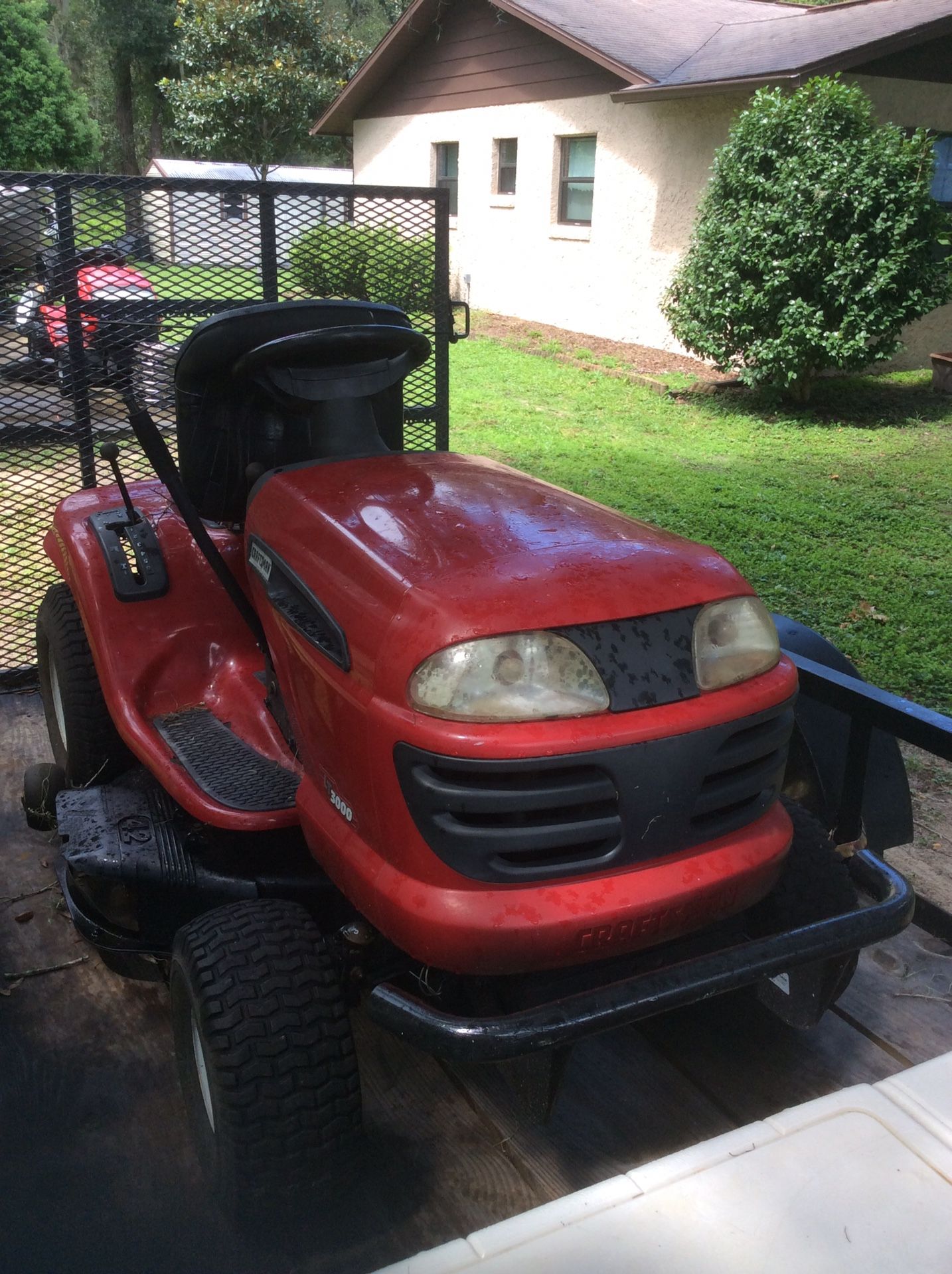 Craftsman LT3000 Riding Mower 20hp 46” Cut New Blade Engage Cable