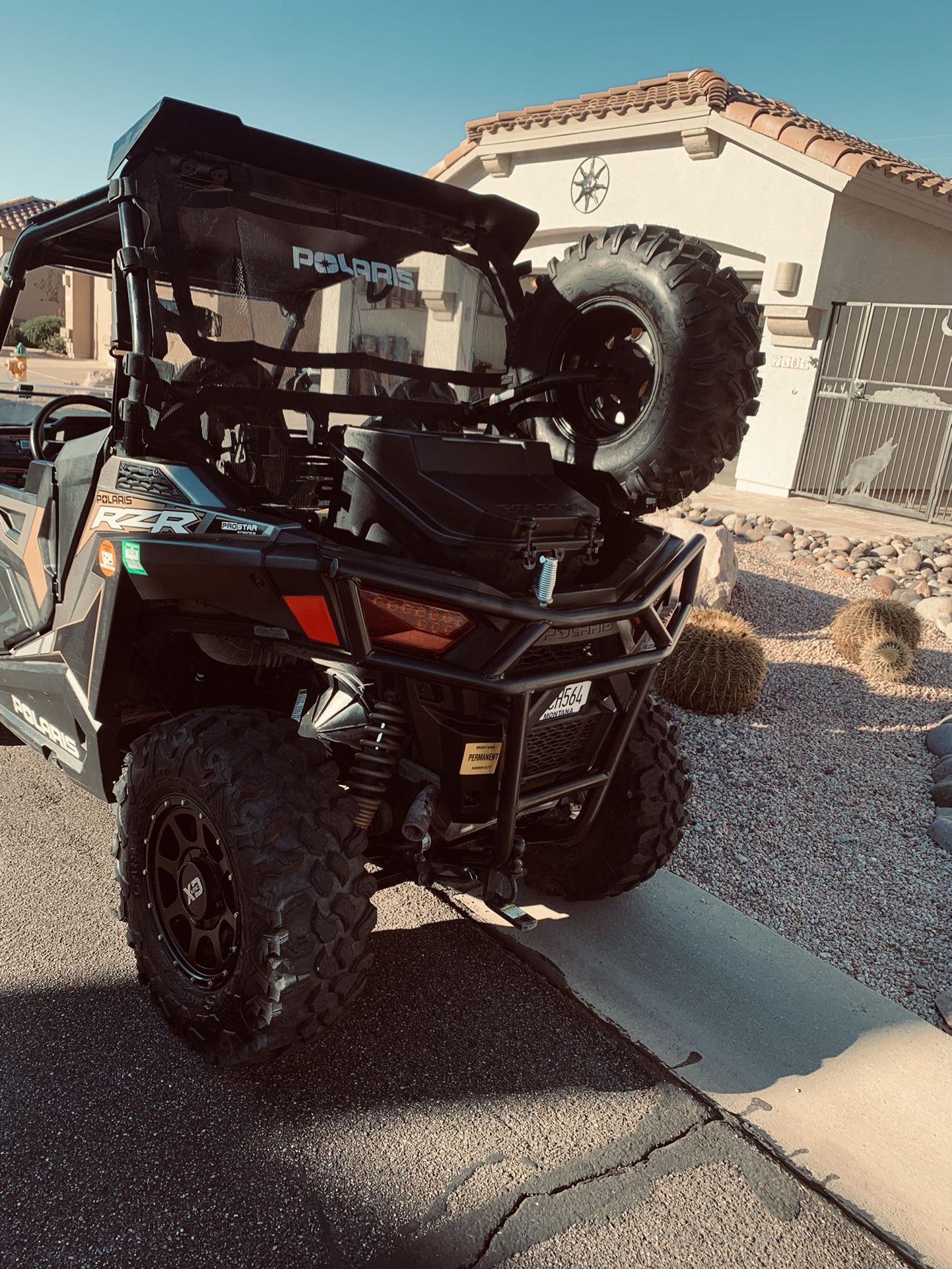 2018 Polaris RZR and Aluma Trailer