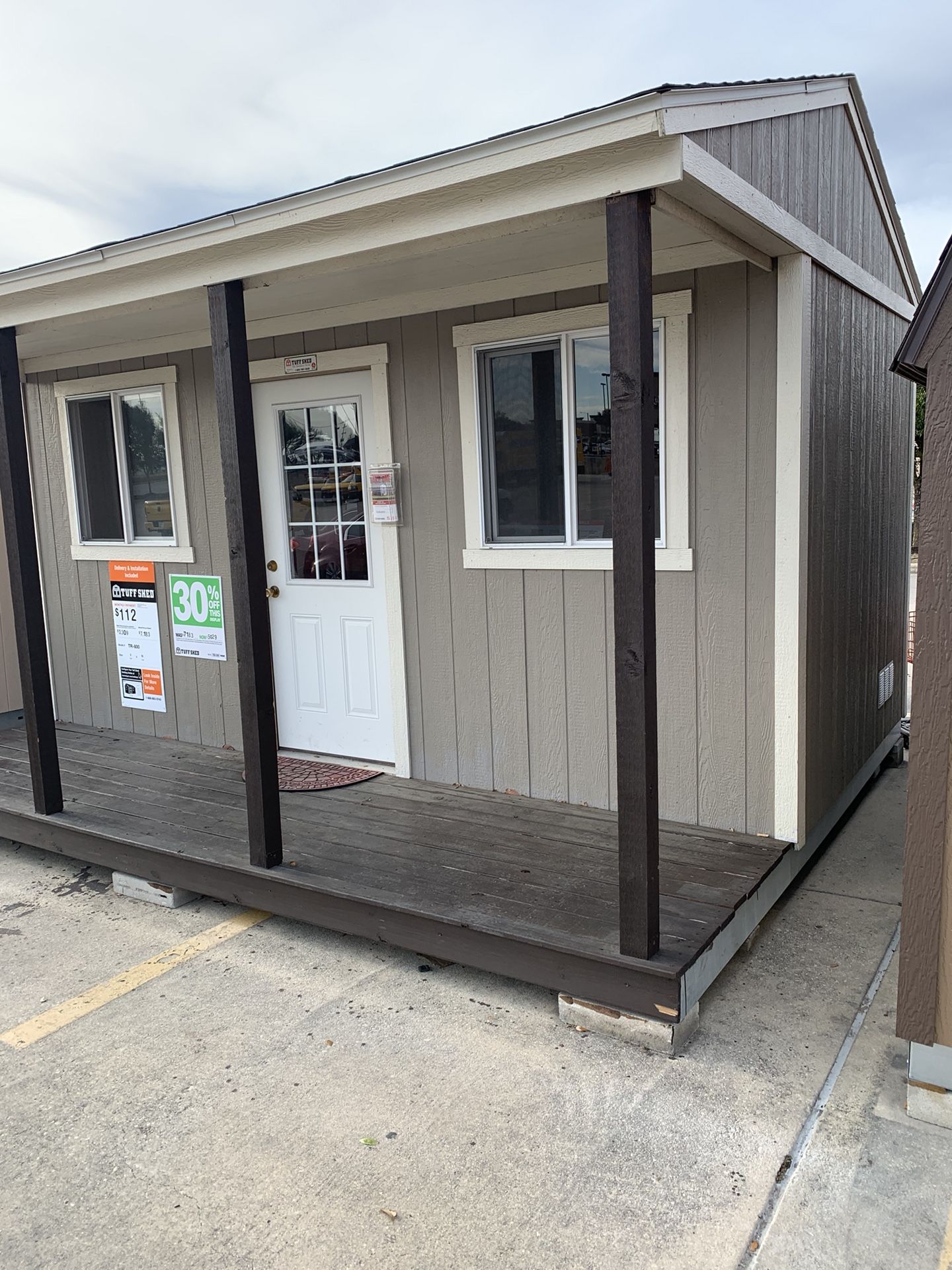 Tuff Shed Display TR 800 with Porch! Display for sale free Delivery for ...