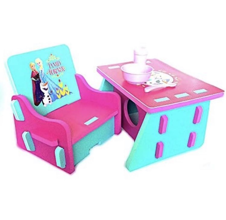 Disney Frozen Foam Table And Chair Set