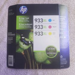 HP 933xl Ink Cartridges Cyan Magenta Yellow Thumbnail