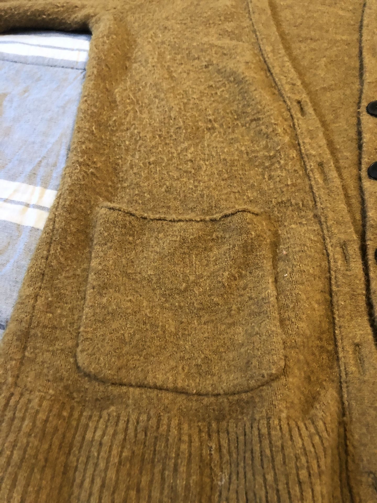 Madewell Merino Wool Blend Cardigan. Fair Condition