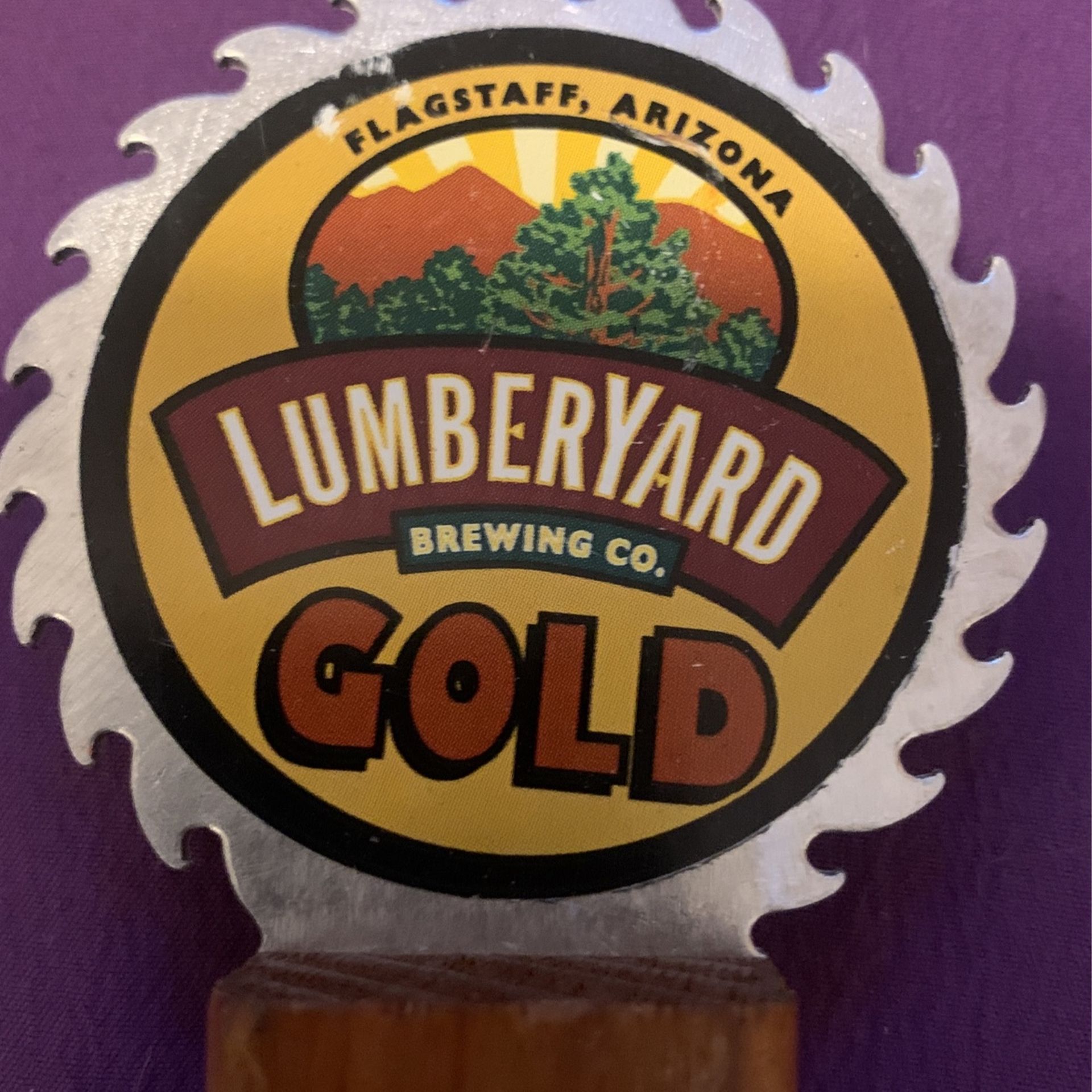Lumberyard Brewing Co. Tap Handle