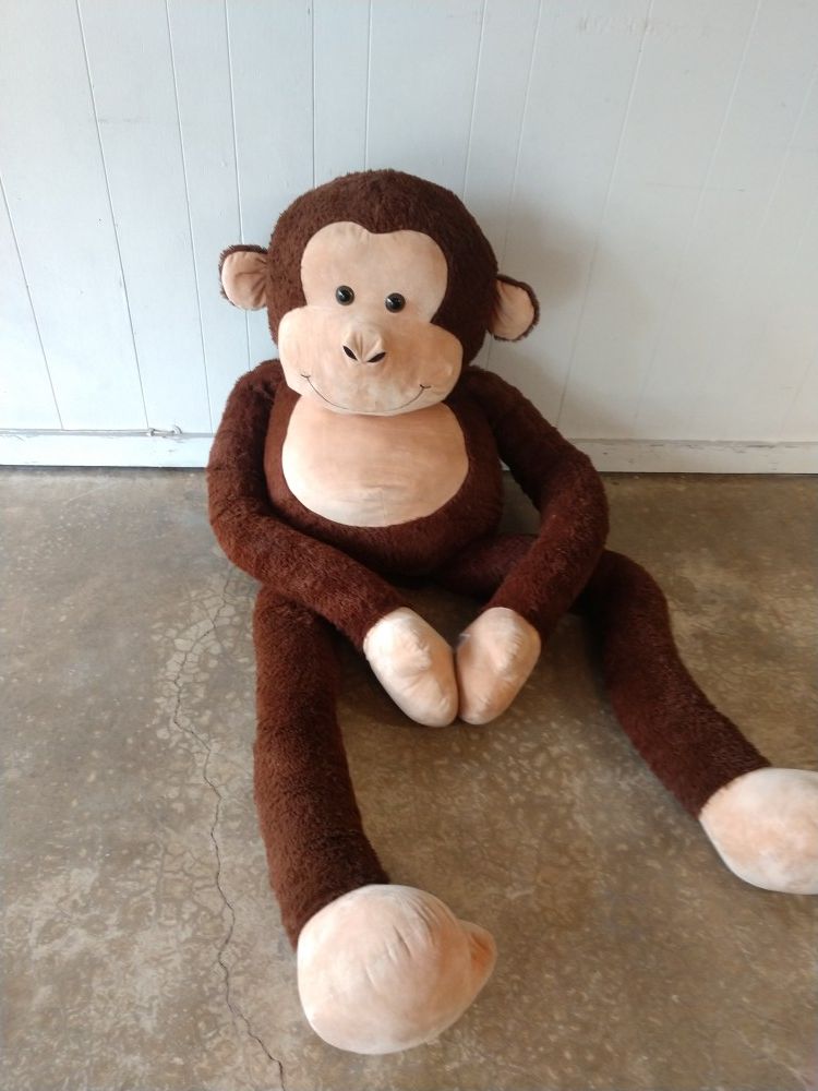 6.5 foot stuffed animal monkey huge toy