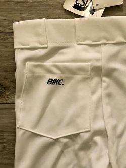 Bike Athletic Style 4108 White Adult Baseball Pants w/Belt Loops Size Small NEW Thumbnail