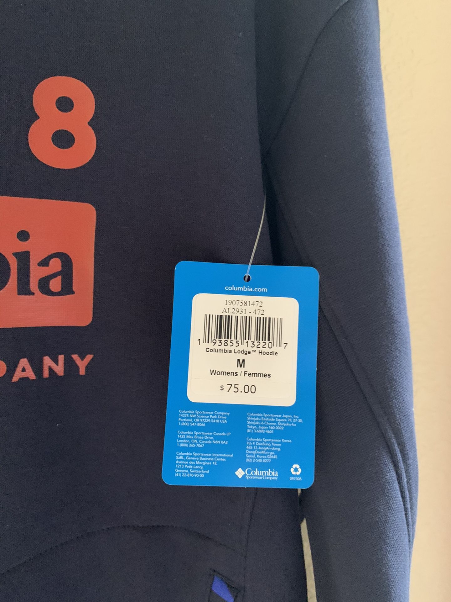 Columbia Women’s Hoodie Navy Blue