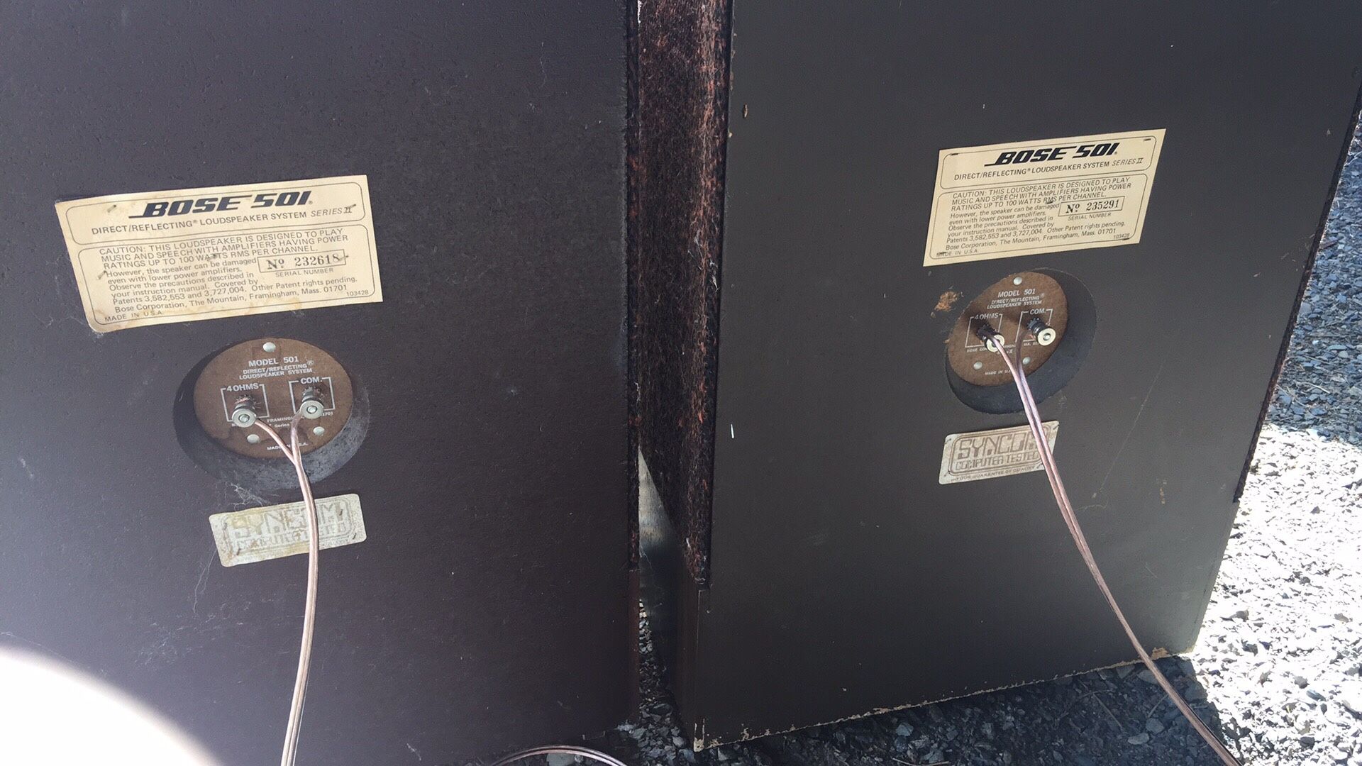 Vintage Bose 501’s (series II)