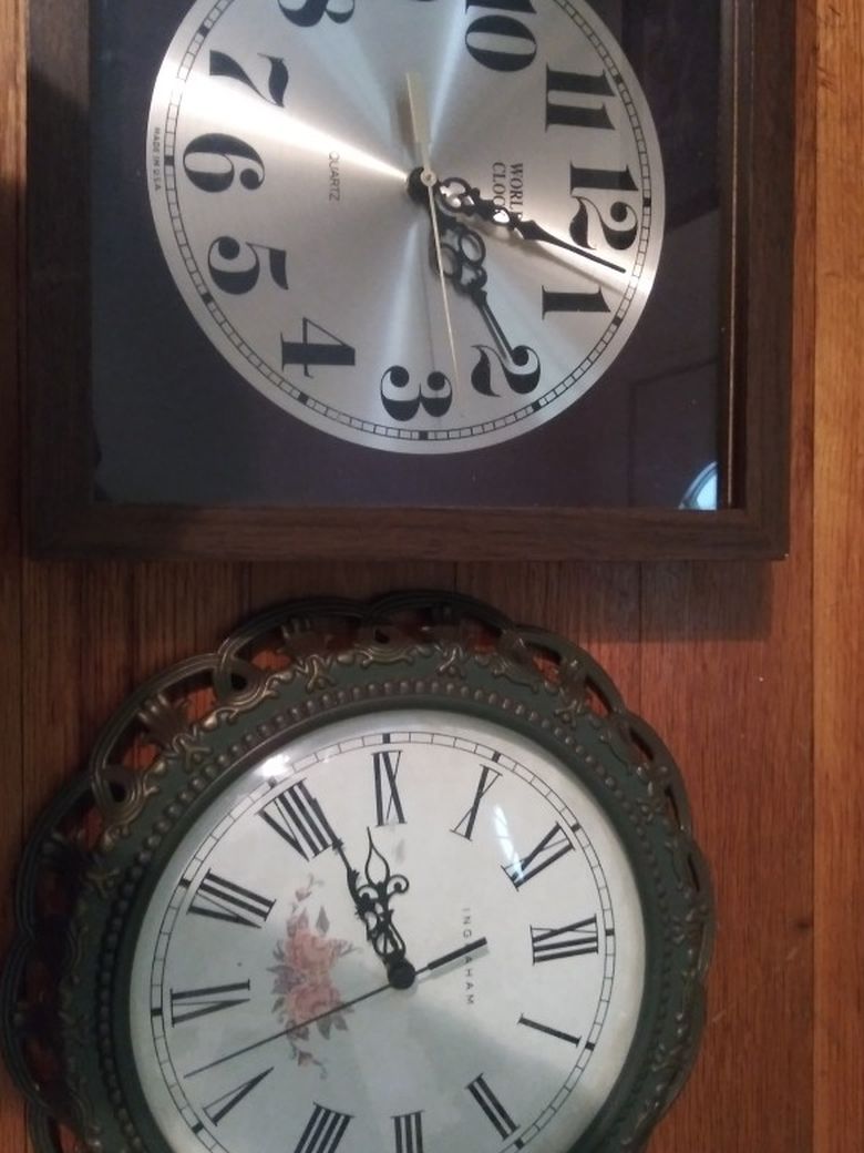 World Clock Made In USA & Ingram Clock