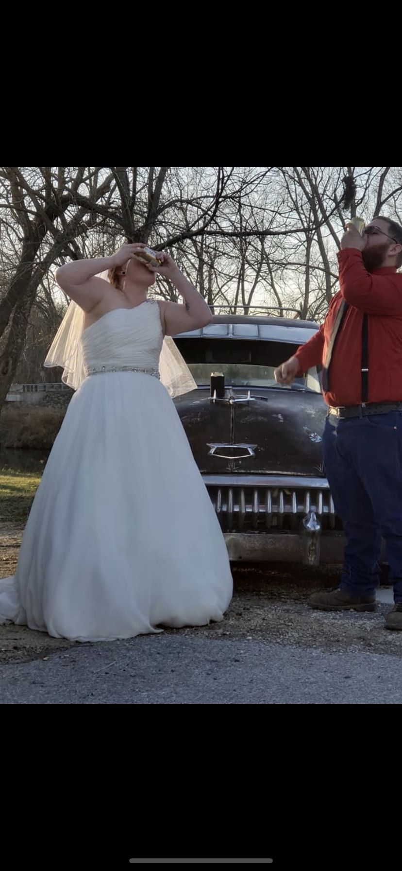 Wedding dress. $150