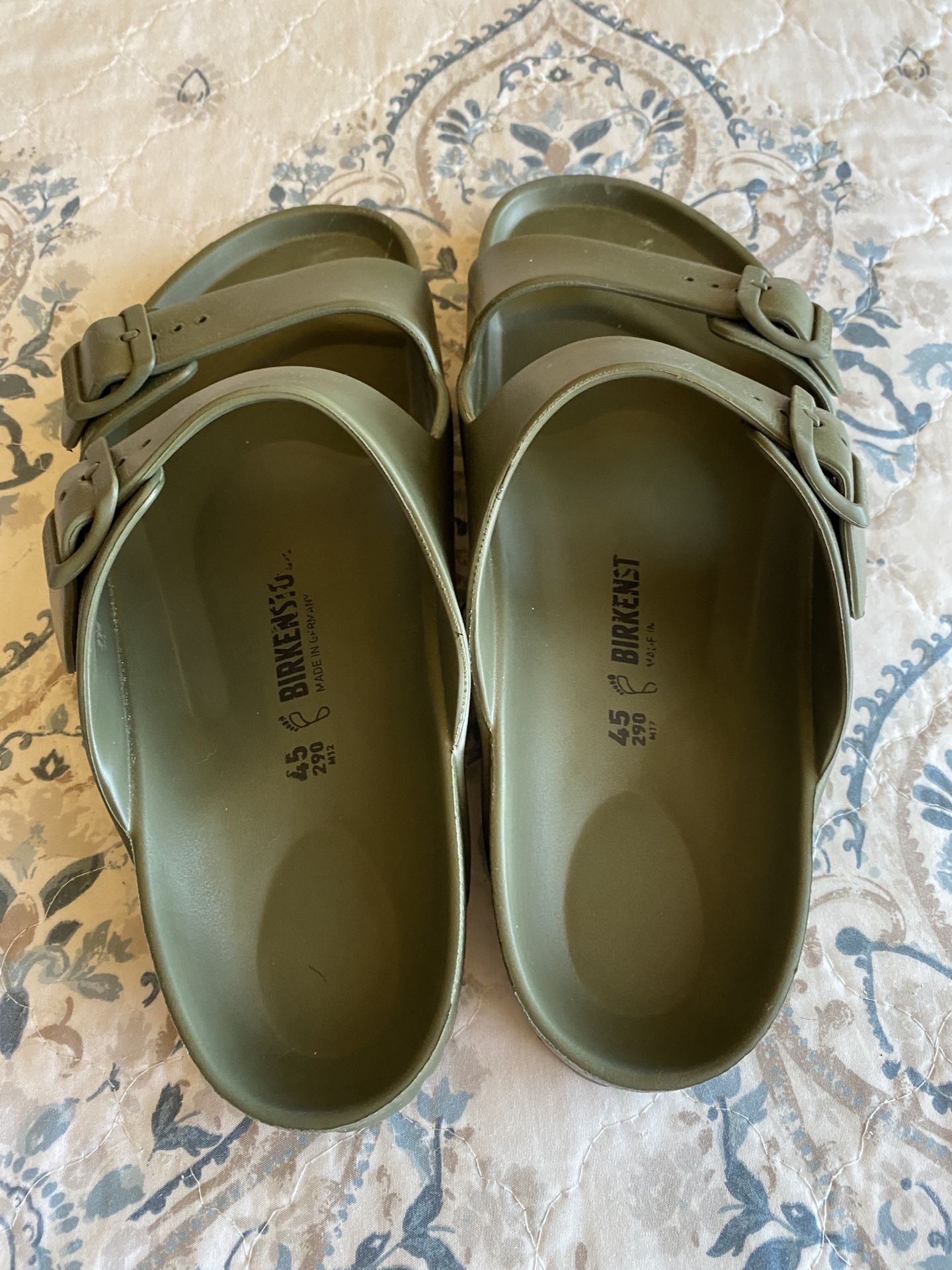 Olive Green Birkenstock Arizona EVA Mens Size 12