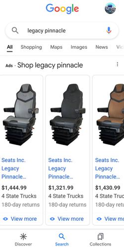 Semi Truck Seat. Legacy Pinnacle  Thumbnail