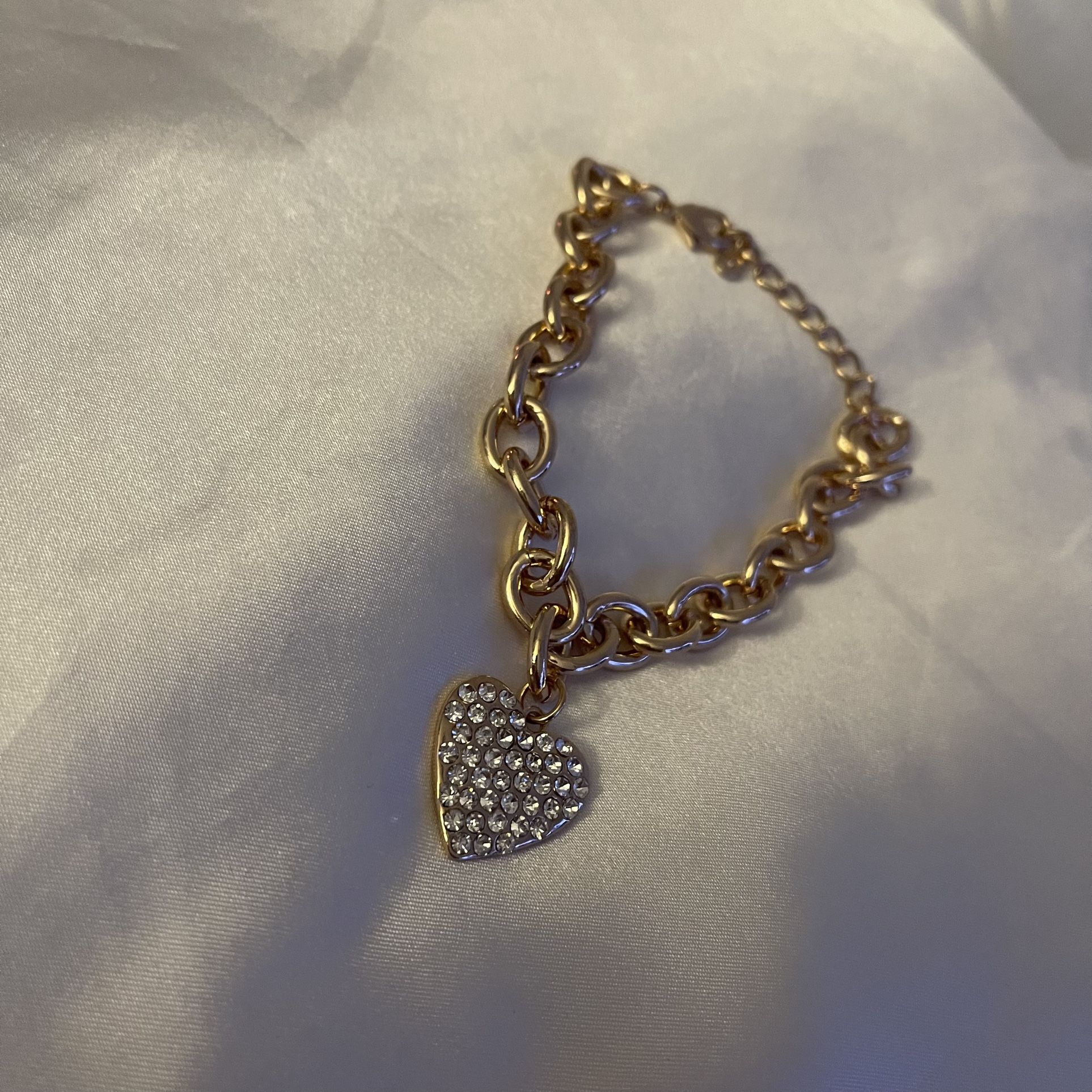 Diamond Heart Anklet/Bracelet 
