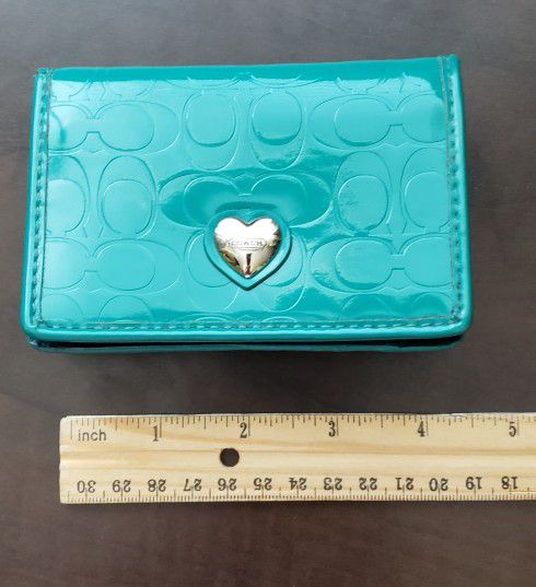 Used Small Coach Wallet 