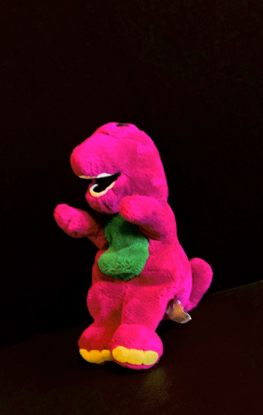 🔥🦖 “BARNEY!” The Purple Tyrannosaurus Rex 🦖 doll and puppet🔥