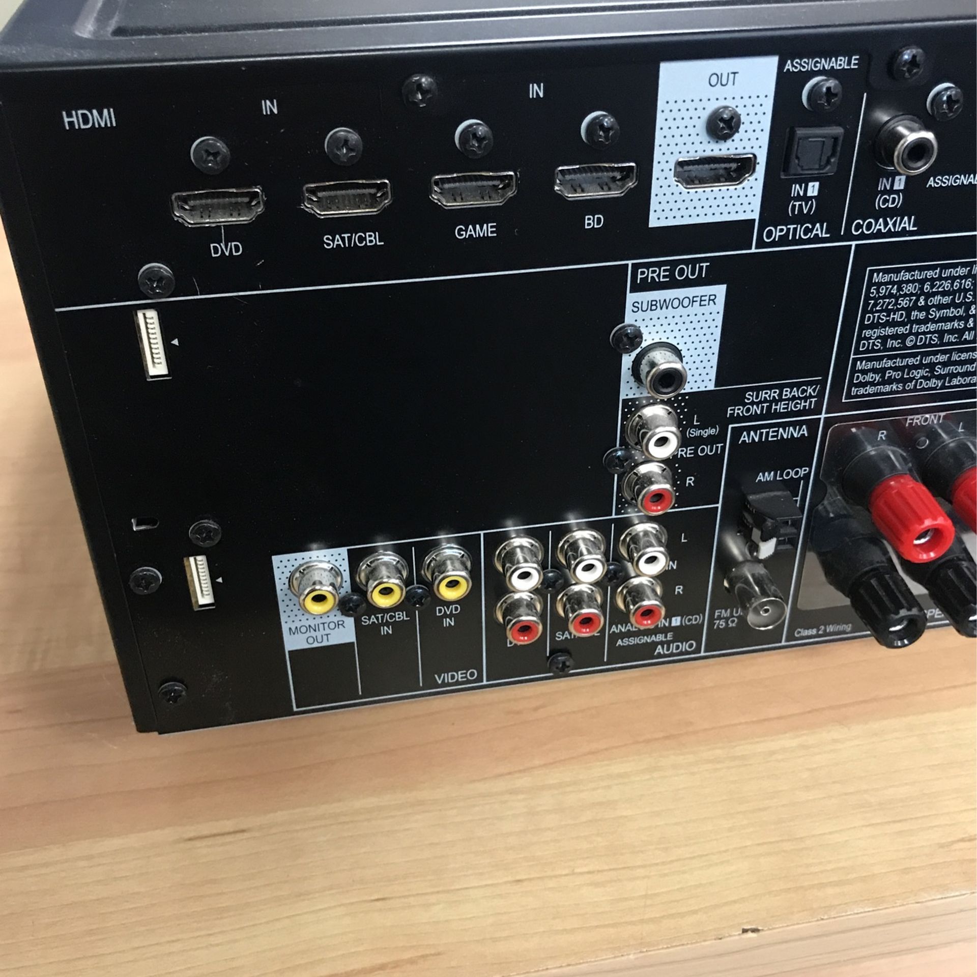 Pioneer 5.1 Channel Amplifier Receiver - VSX522