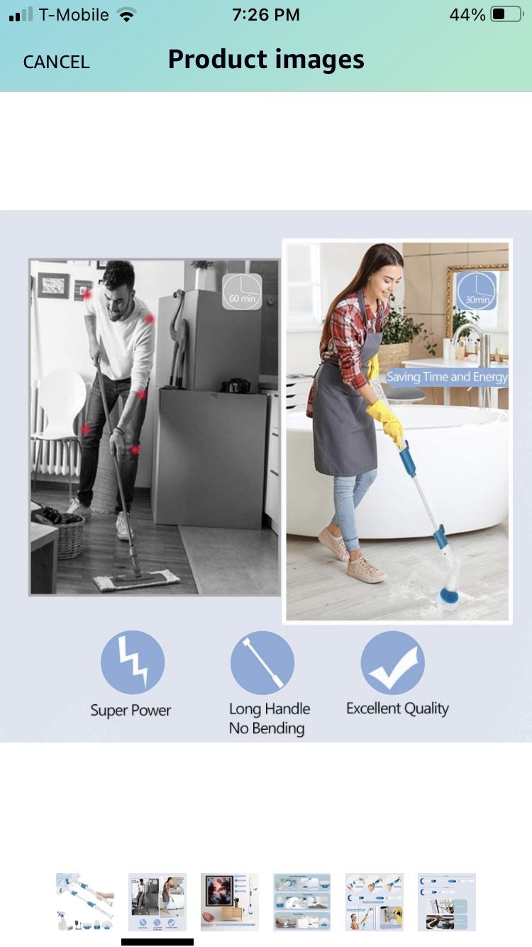 Getace Electric Spin Scrubber,360 Cordless Bathroom Scrubbers with 3 Replaceable Cleaning Shower Scrubber Brush Heads,Extension Handle for Tub,Tile, F